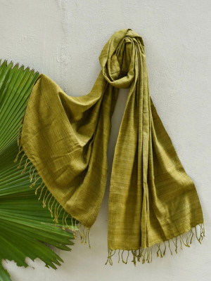 Onion Skin Dye Eri Silk Stole