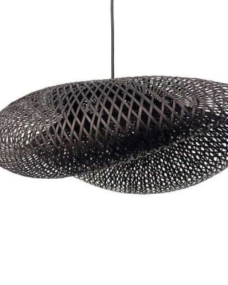 Bamboo Lampshade Matt Black